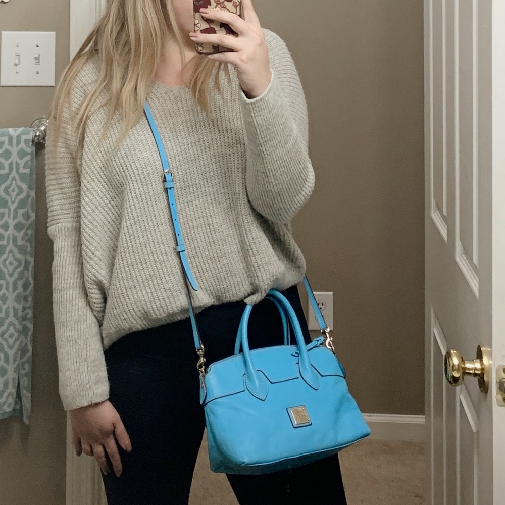 Blue Dooney & Bourke Small Satchel / Crossbody